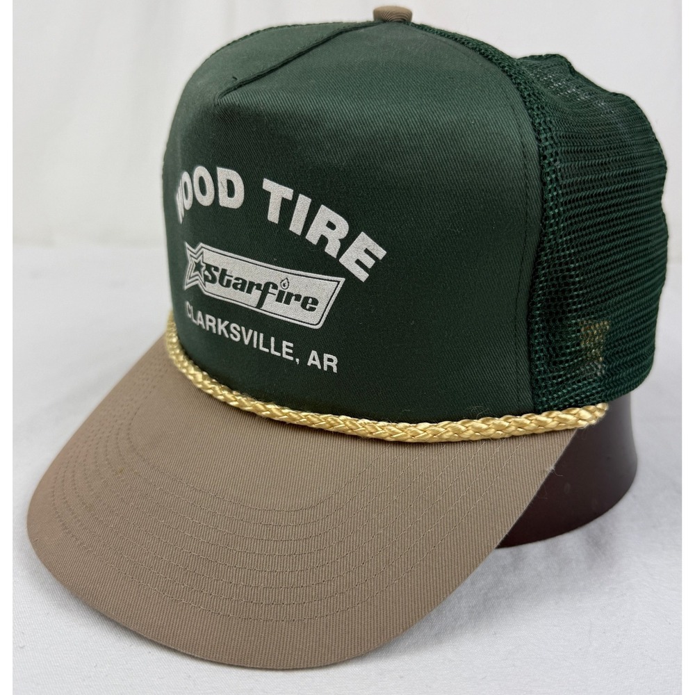 Wood Tire Starfire‎ Trucker Hat Snapback Cap Clarksville AR